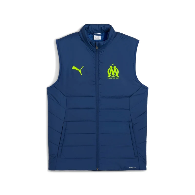 Bodywarmer Training Bleu Et Jaune OM
