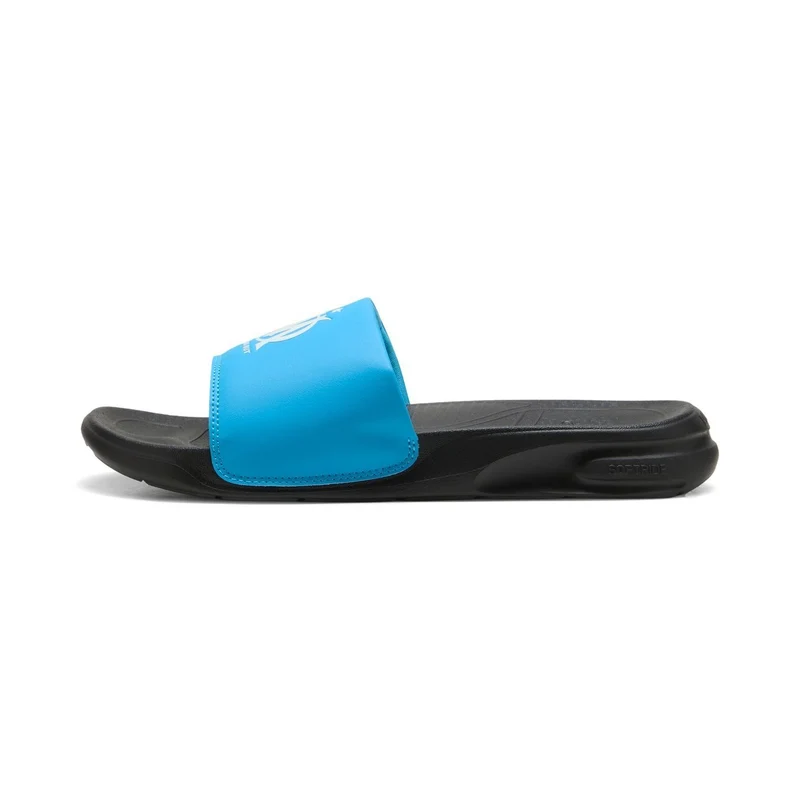 Claquette Logo OM Bleu