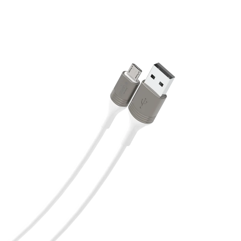 Câble green-e éco-conçu USB-A vers Micro-USB, 1,20m, Blanc