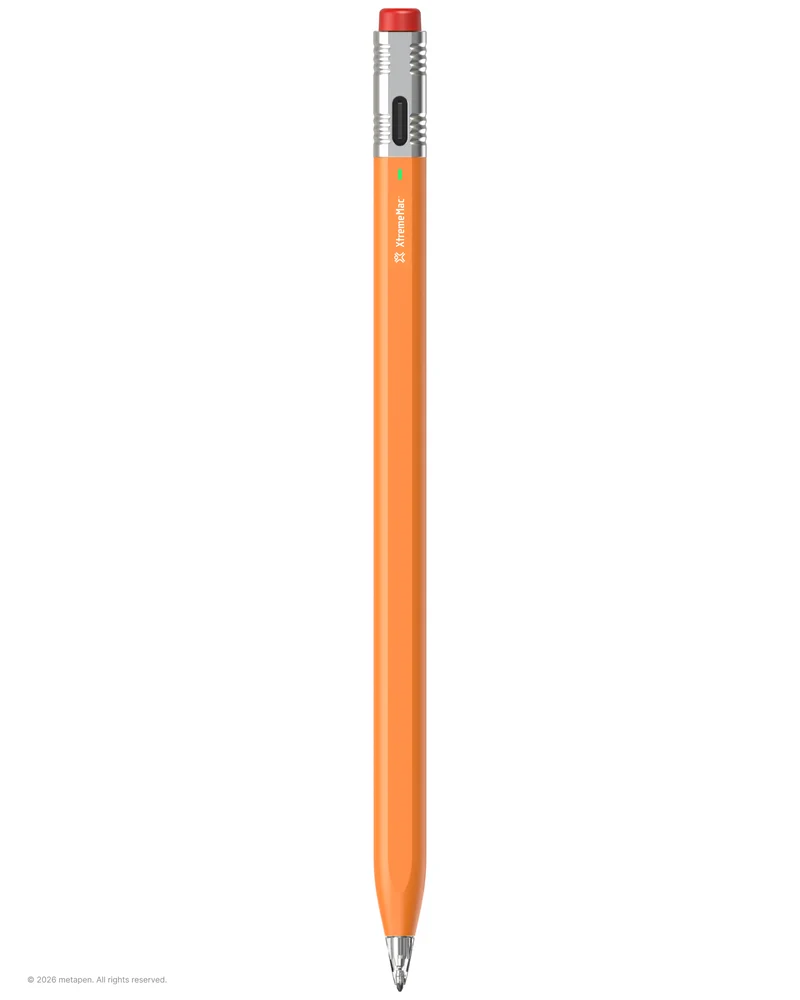 XtremeMac X-Stylus Pen One for iPad - Pencil Design, Palm Rejection, No Pairing
