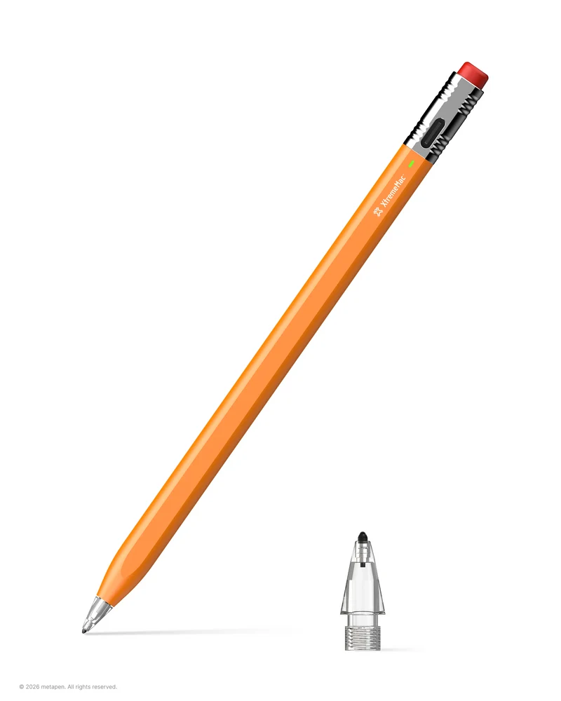 XtremeMac X-Stylus Pen One for iPad - Pencil Design, Palm Rejection, No Pairing