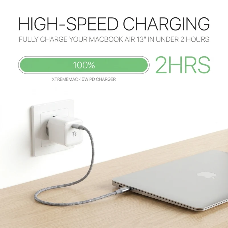 45W Type-C Power Delivery Wall Charger