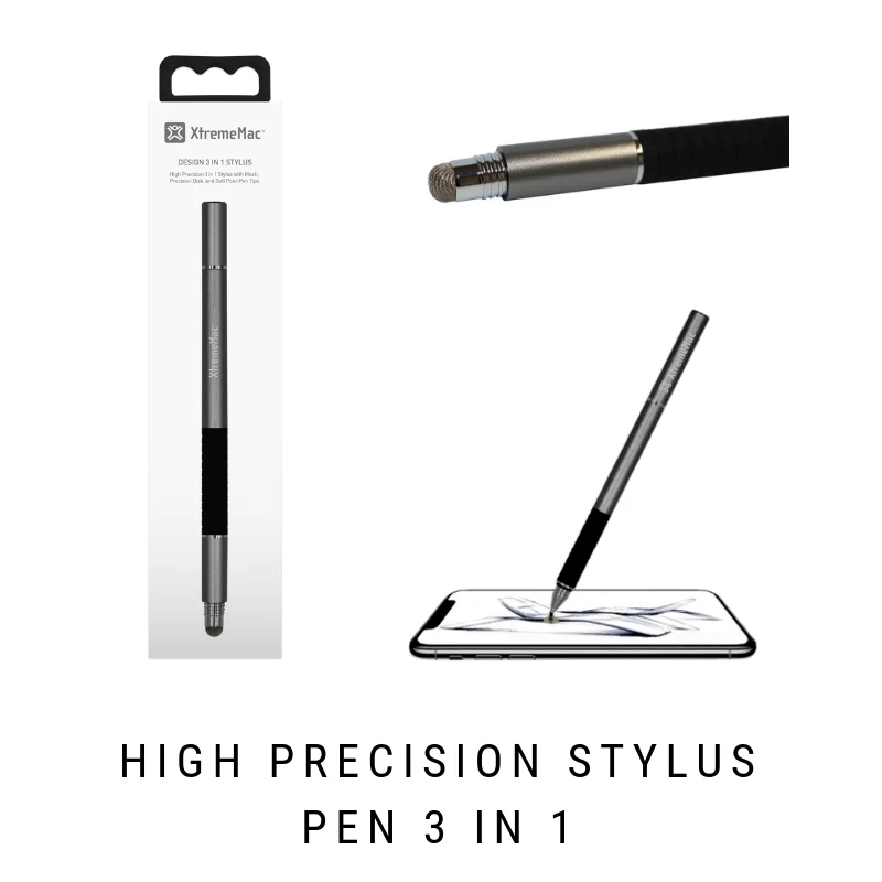 High Precision 3-in-1 Stylus Pen