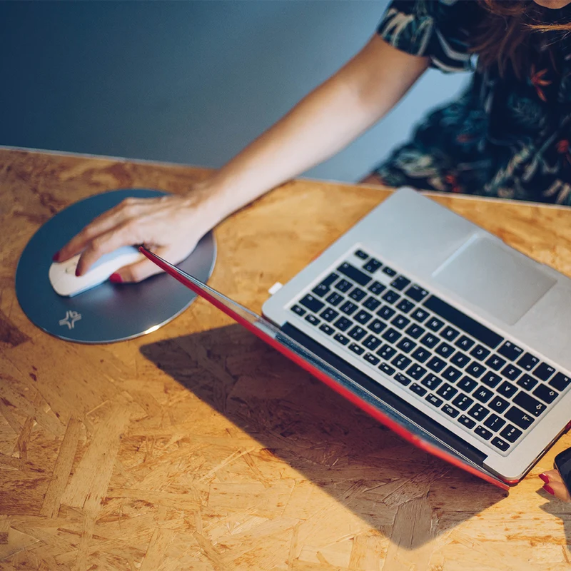 Aluminum Round Mouse Pad