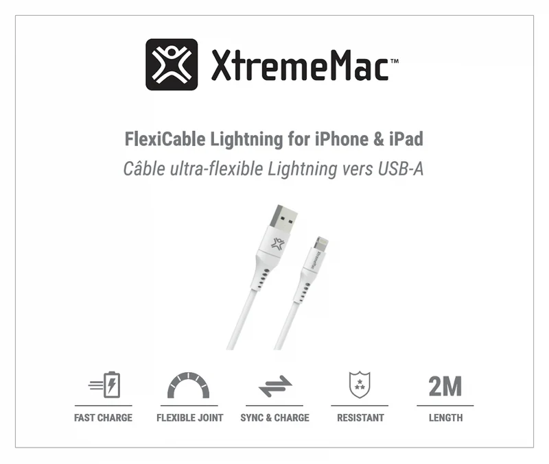 Flexi Lightning to USB-A Cable