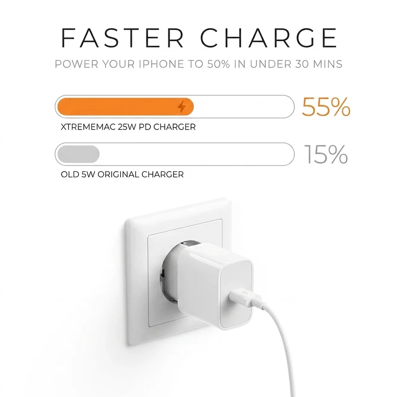 25W Type-C Power Delivery Wall Charger