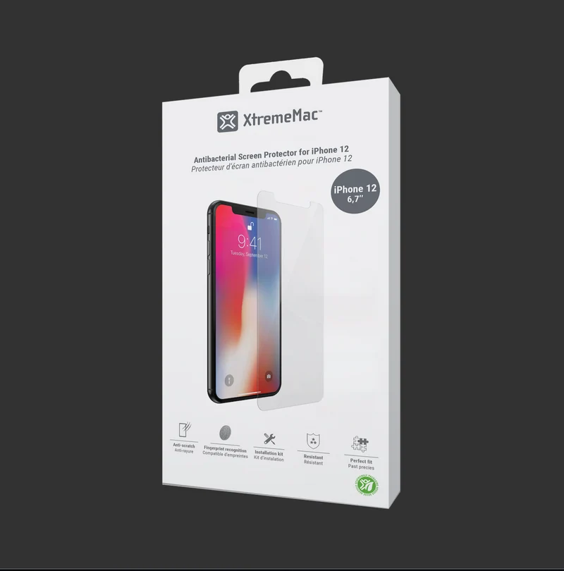 Antibacterial Screen Protector for iPhone 12 & 13