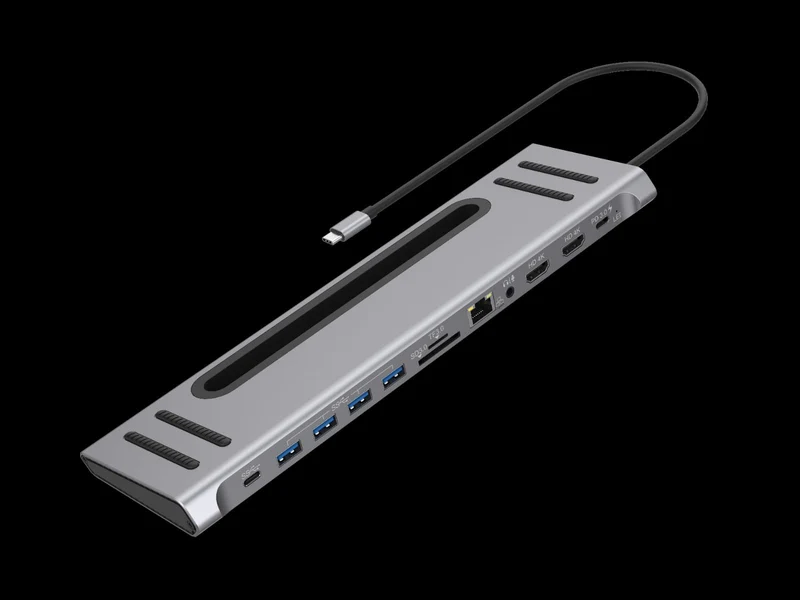 12 in 1 - Type-C Docking Hub Station
