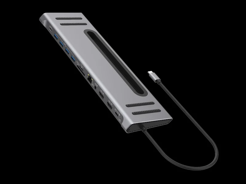 12 in 1 - Type-C Docking Hub Station