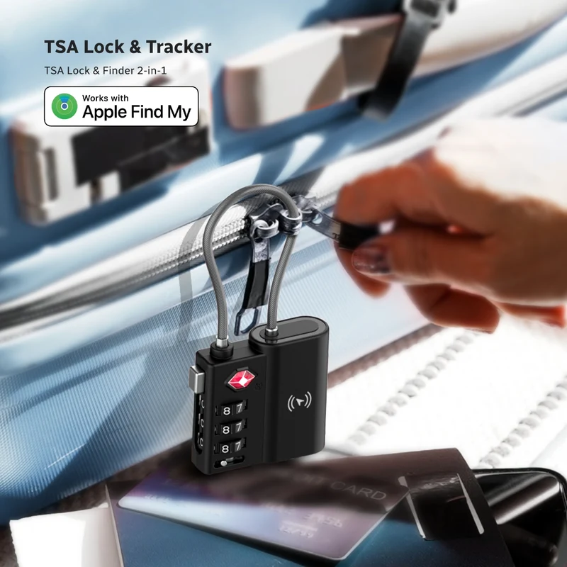X-Lock Pro: Apple Find My Smart Lock | TSA-Approved & USB-C