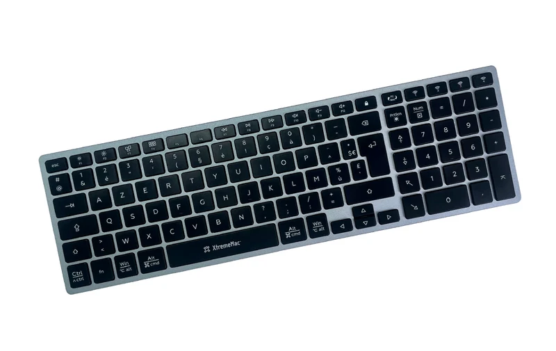 UNIVERSAL MULTI DEVICE WIRELESS KEYBOARD AZERTY FR Layout.