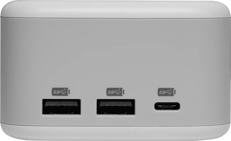 XtremeMac X-CUBE PRO: 6-Port USB-C Hub & 130W Charger | Compact Desktop Solution