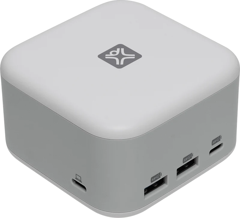 XtremeMac X-CUBE PRO: 6-Port USB-C Hub & 130W Charger | Compact Desktop Solution