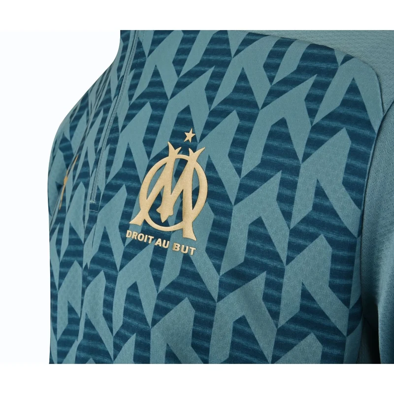 Sweat 1/4 Zip Pre-Match OM Bleu Turquoise
