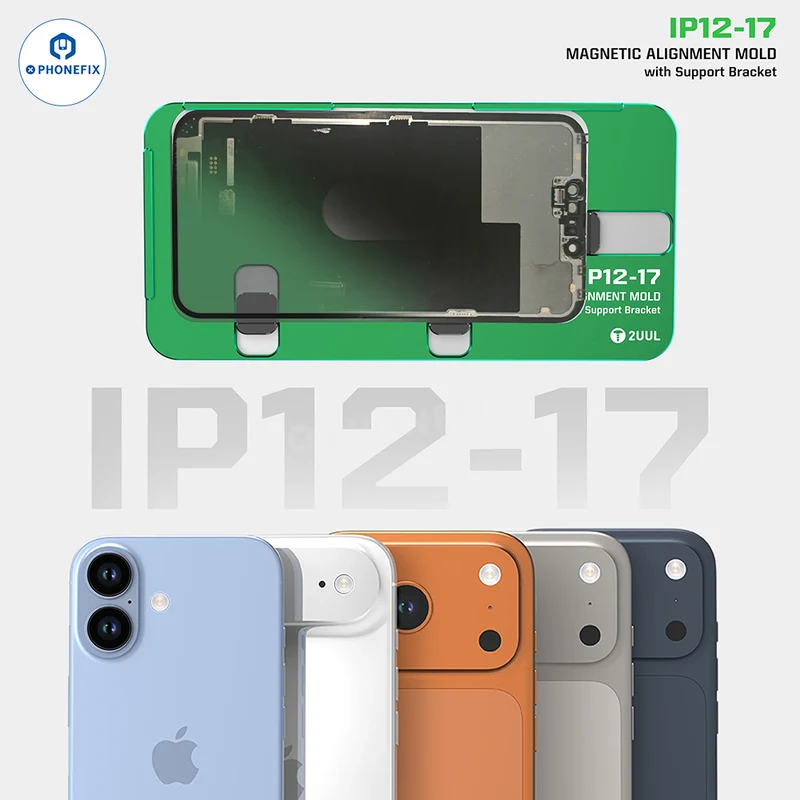 Moule d'alignement magnétique d'écran 2UUL SH01 pour iPhone 12-17 pouces avec support