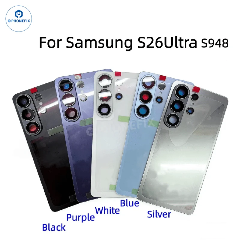 Remplacement du cache-batterie arrière en verre pour Samsung S7/S26 Ultra