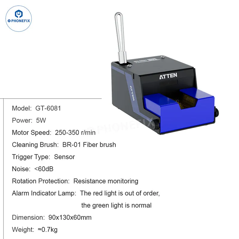 Machine de nettoyage des pannes de soudage Atten série GT-6080/GT-6081