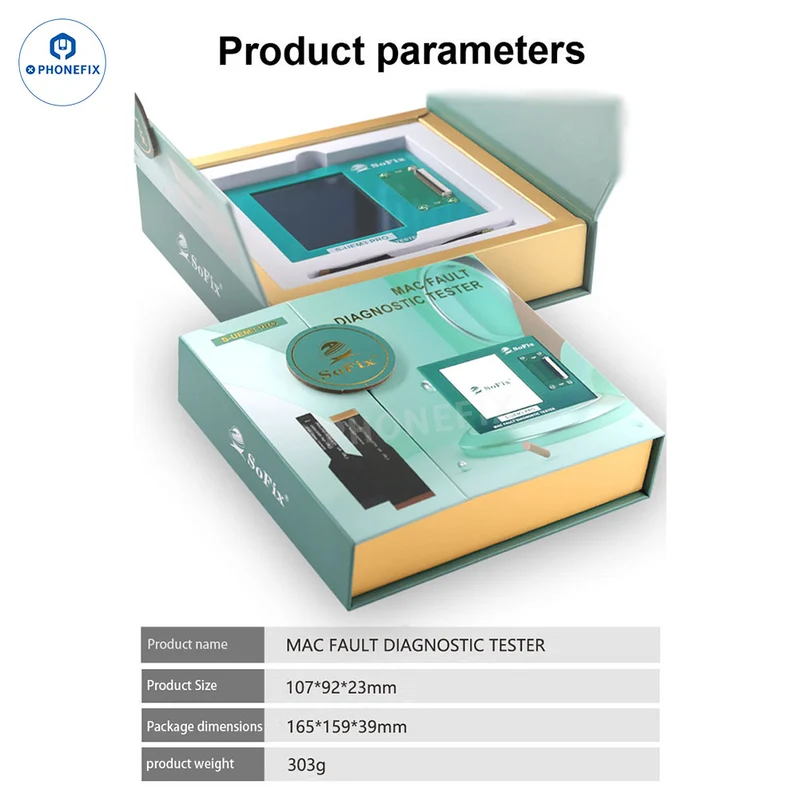 Testeur de diagnostic des défauts d'interface de carte mère MacBook S-UEM3 PRO