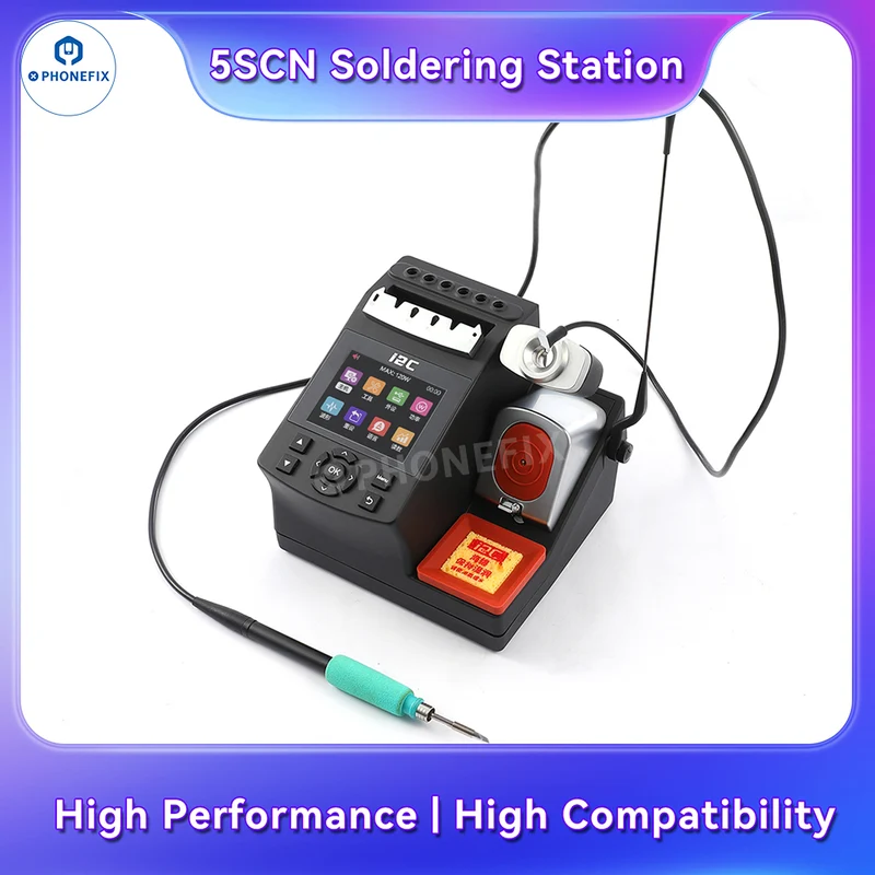 Station de soudage industrielle i2C 5SCN 200 W avec pointes C245, C210 et C115