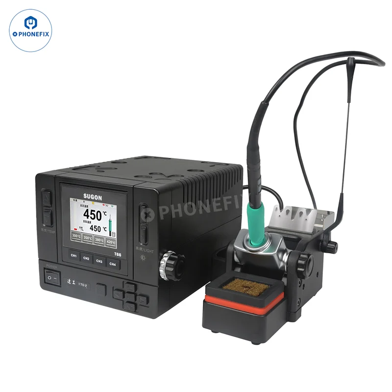 Station de soudage SUGON T66 compatible avec les pointes C210/245/470