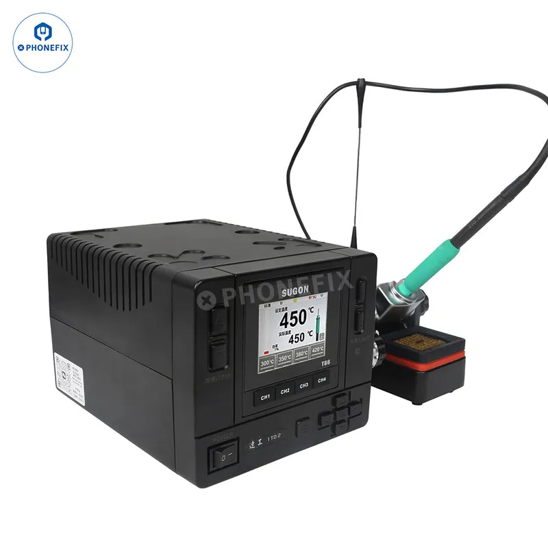 Station de soudage SUGON T66 compatible avec les pointes C210/245/470