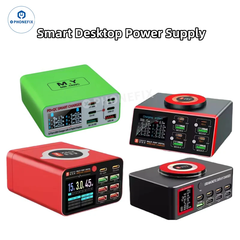 Station de charge rapide USB numérique multiport YCS MY PD QC