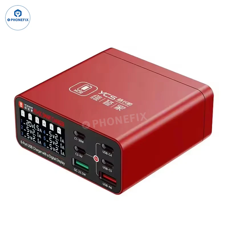 Station de charge rapide USB numérique multiport YCS MY PD QC