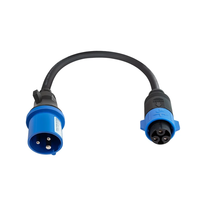 CEE Blue 16A 3-pin — Quick-Switch Adapter for the PC200 Pro 7K4