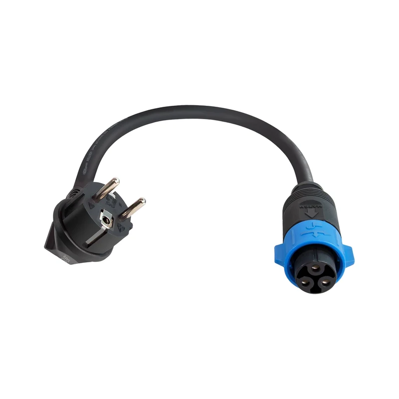 Schuko (Type E/F) 8A — Quick-Switch Adapter for the PC200 Pro 7K4