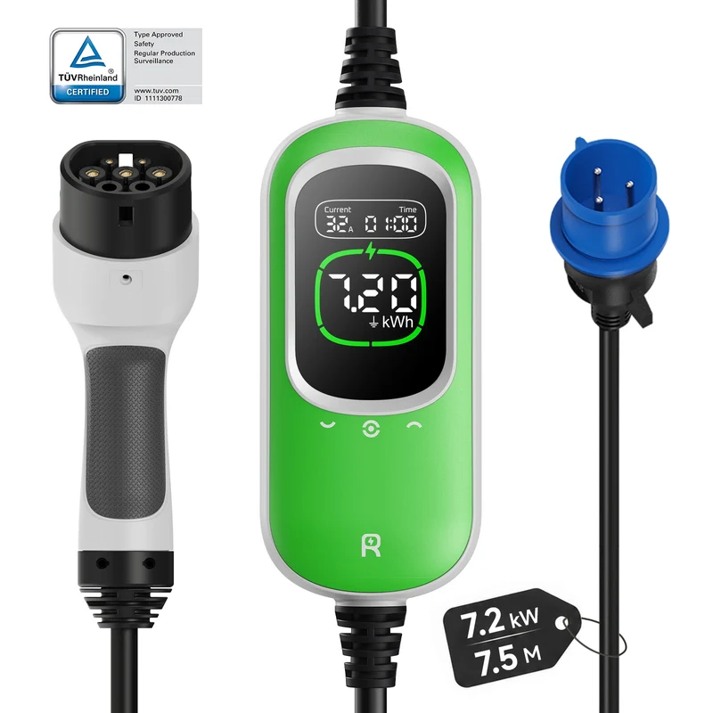 Rheidon 7.2 kW Portable EV Charger PC100-7K2