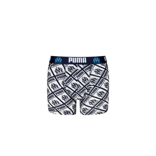 Boxer Puma OM Bleu Marine/Blanc Pour Enfant