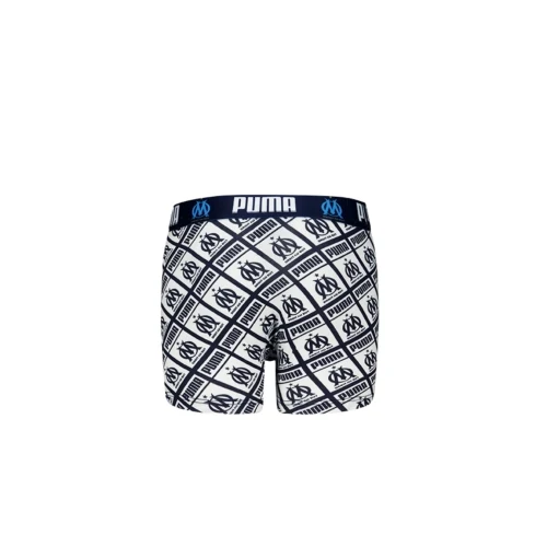 Boxer Puma OM Bleu Marine/Blanc Pour Enfant