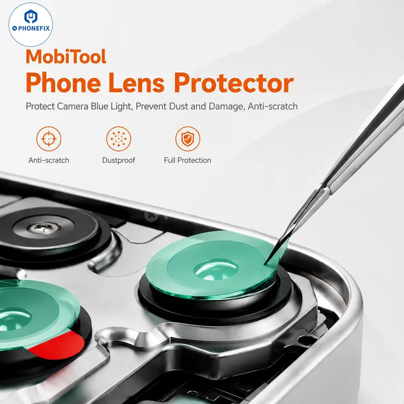 Autocollant de protection pour objectif de caméra MobiTool pour la réparation de téléphones portables
