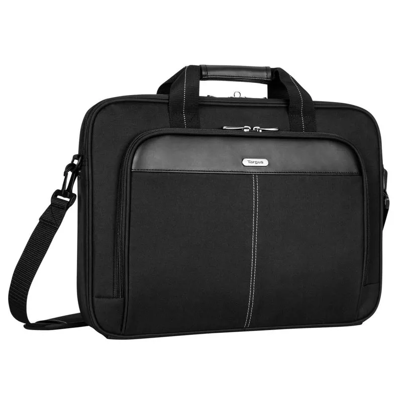 15.6" Classic Slim Briefcase - Noir