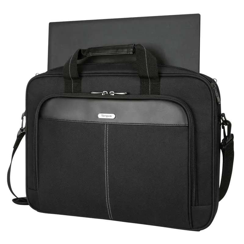 15.6" Classic Slim Briefcase - Noir