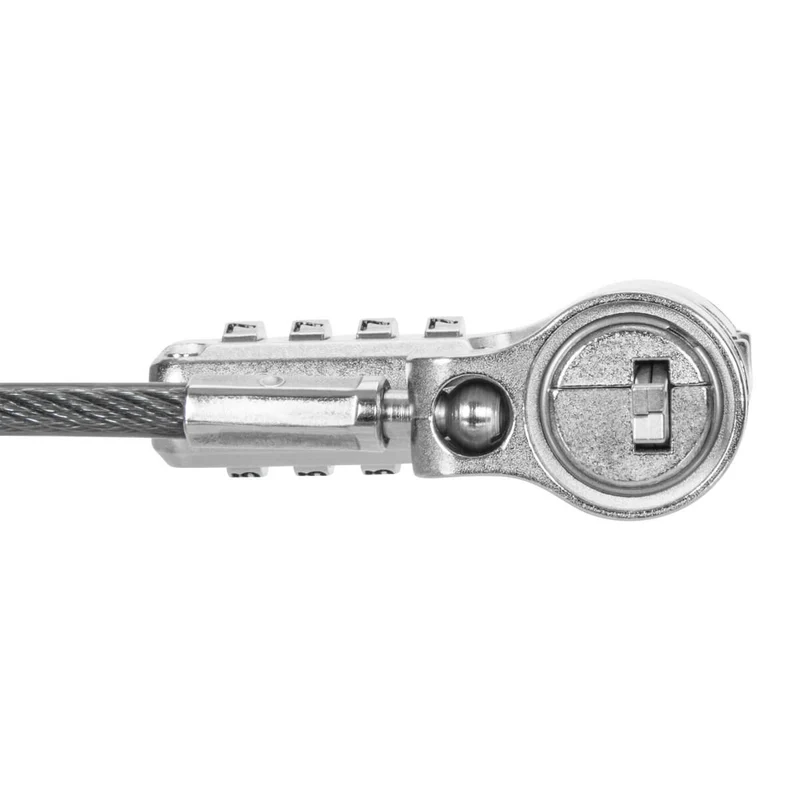DEFCON® Ultimate Serrure à câble à combinaison universelle sérialisée avec tête de serrure adaptable Slimline - (paquet de 25 B2B)