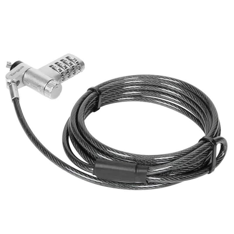 DEFCON® Ultimate Serrure à câble à combinaison universelle sérialisée avec tête de serrure adaptable Slimline - (paquet de 25 B2B)