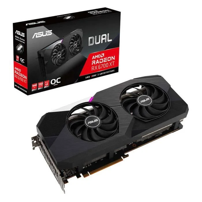 ASUS DUAL-RX6700XT-O12G (12.0G, PCI-E, VENTIL.)