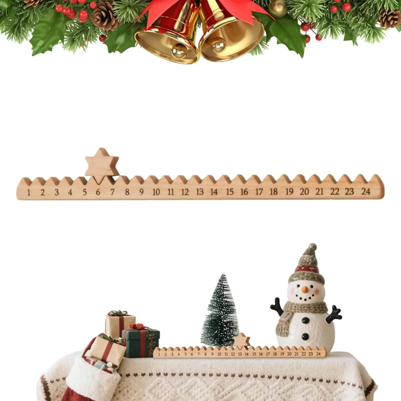 Calendrier de l'avent en bois
