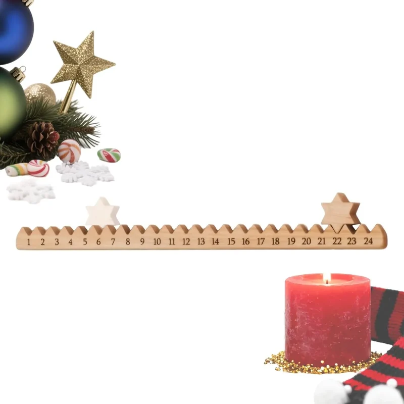 Calendrier de l'avent en bois