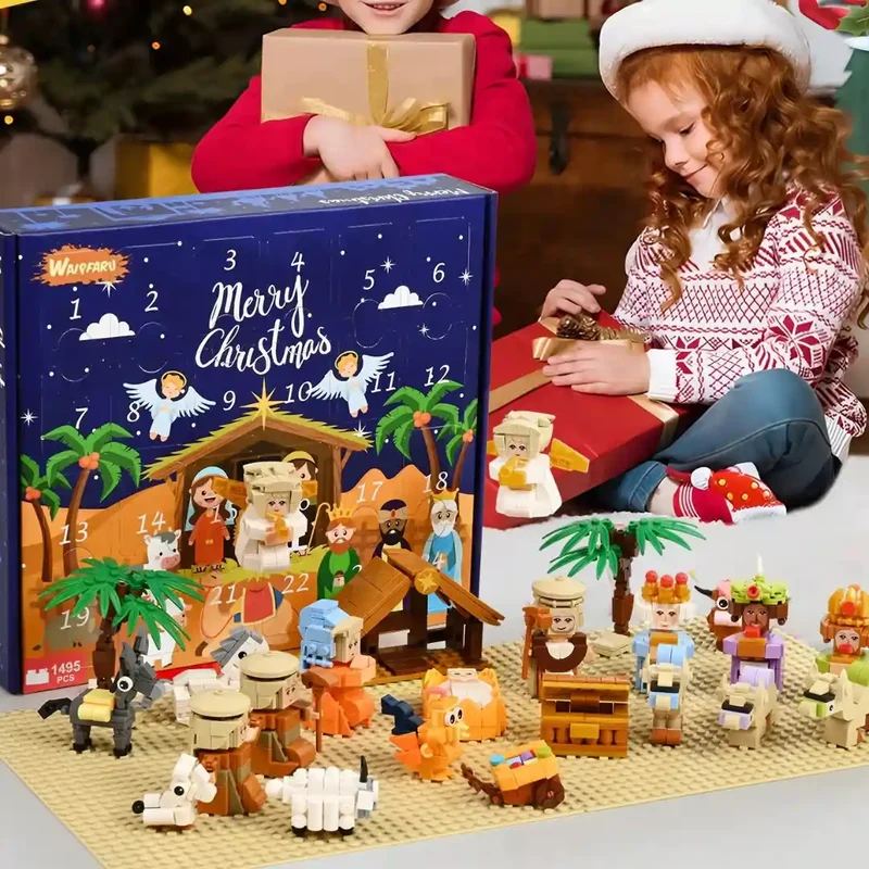 Calendrier de l'avent crèche