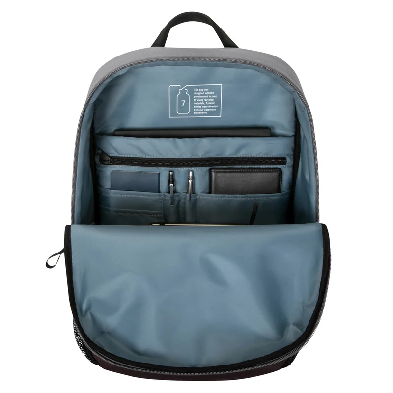Sac à dos Campus Sagano™ EcoSmart® 16"- Noir/Gris