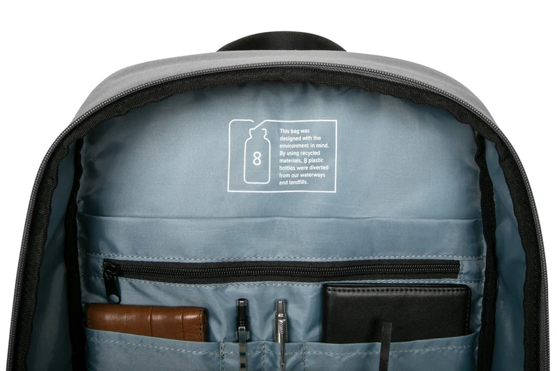 Sac à dos Commuter Sagano™ EcoSmart® 16"- Noir/Gris