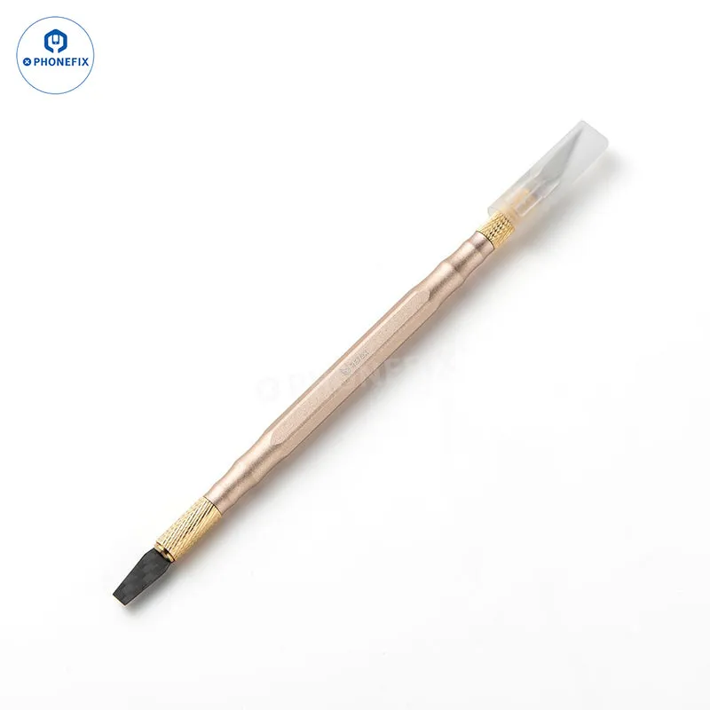 Pince à double tête REFOX RS75 et brosse de nettoyage pour la réparation de téléphones