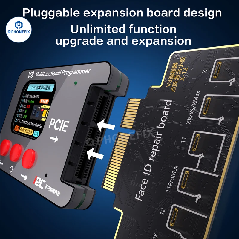 Programmateur de téléphone multifonctionnel i2C V8 pour la réparation de Face ID iPhone