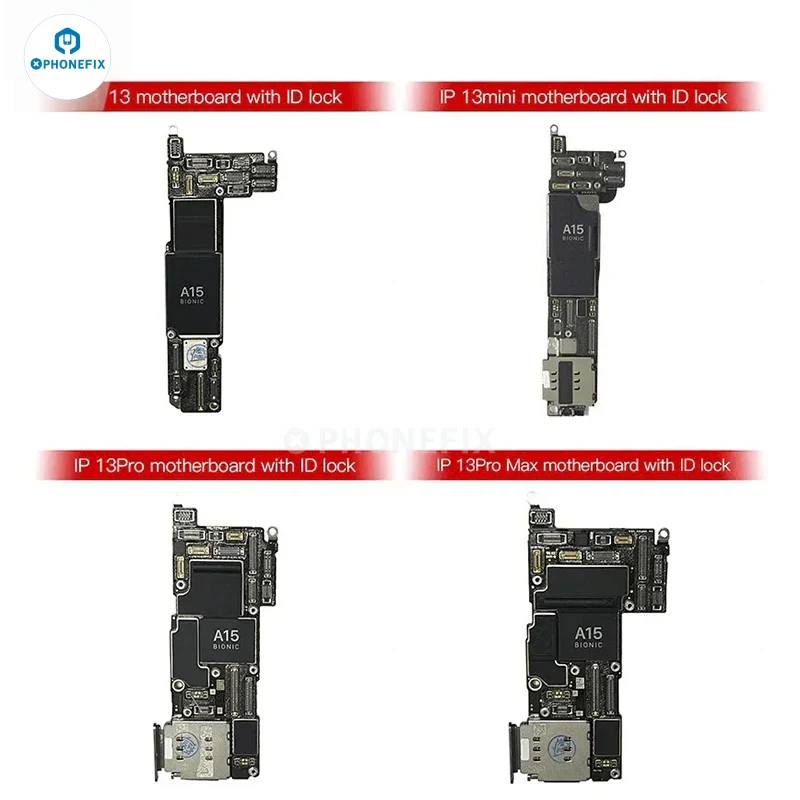 Carte mère avec identifiant iCloud verrouillé pour iPhone 13-17 Pro Max : réparation/échange