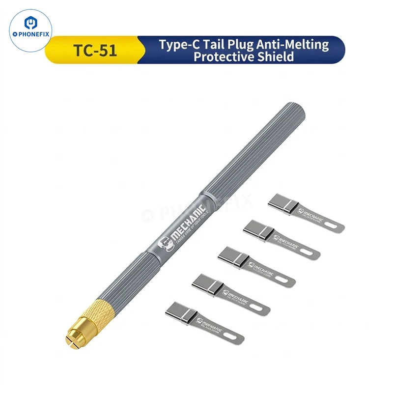 Couvercle de protection anti-fusion pour port de charge Type-C MECHANIC TC-51