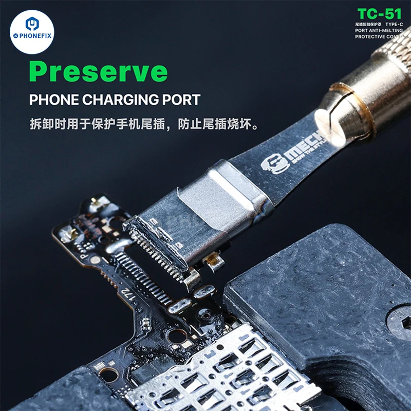 Couvercle de protection anti-fusion pour port de charge Type-C MECHANIC TC-51