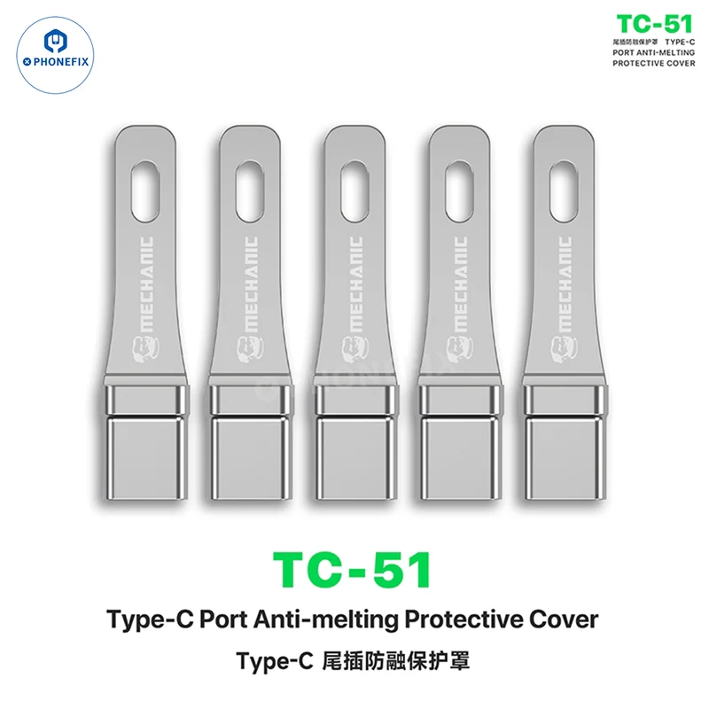 Couvercle de protection anti-fusion pour port de charge Type-C MECHANIC TC-51