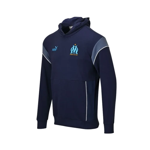Sweat A Capuche OM Ftblarchive Bleu